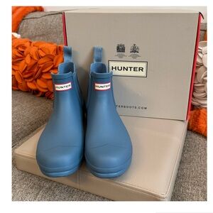 ❣️🆕HUNTER Original Chelsea Waterproof Boots in Borrowed Blue❣️
